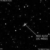 NGC 6132 - галактика. Описание NGC 6132:, Галактика в созвездии Геркулес