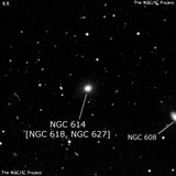 NGC 614 - линзовидная галактика. Описание NGC 614:, Объект глубокого космоса в созвездии Треугольник