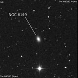 NGC 6149 - линзовидная галактика. Описание NGC 6149:, Галактика в созвездии Геркулес