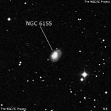 NGC 6155 - спиральная галактика. Описание NGC 6155:, Галактика в созвездии Геркулес