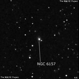 NGC 6157 - галактика. Описание NGC 6157:, Галактика в созвездии Дракон