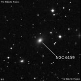 NGC 6159 - галактика. Описание NGC 6159:, Галактика в созвездии Геркулес
