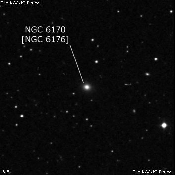 NGC 6170 - галактика. Описание NGC 6170:, Объект глубокого космоса в созвездии Дракон