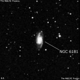 NGC 6181 - спиральная галактика с баром. Описание NGC 6181:, Галактика в созвездии Геркулес