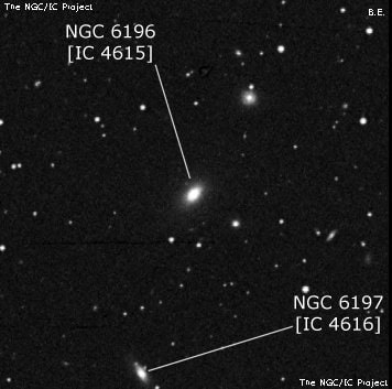 NGC 6196 - галактика. Описание NGC 6196:, Галактика в созвездии Геркулес