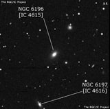 NGC 6196 - галактика. Описание NGC 6196:, Галактика в созвездии Геркулес