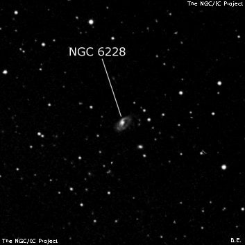 NGC 6228 - спиральная галактика. Описание NGC 6228:, Галактика в созвездии Геркулес