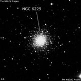NGC 6229 - шаровое скопление звёзд. Описание NGC 6229:, Шаровое скопление в созвездии Геркулес