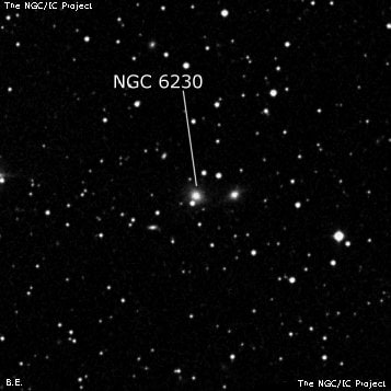 NGC 6230 - эллиптическая галактика. Описание NGC 6230:, Галактика в созвездии Геркулес