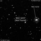 NGC 6237 - по указанным Генри Дрейером координатам, объект повторно не найден; . Описание NGC 6237:, Объект глубокого космоса в созвездии Дракон