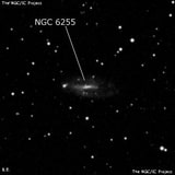 NGC 6255 - спиральная галактика с баром. Описание NGC 6255:, Галактика в созвездии Геркулес