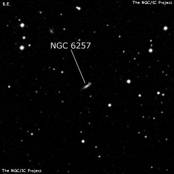 NGC 6257 - спиральная галактика. Описание NGC 6257:, Галактика в созвездии Геркулес