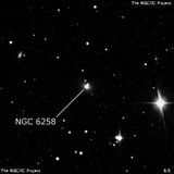 NGC 6258 - эллиптическая галактика. Описание NGC 6258:, Галактика в созвездии Дракон
