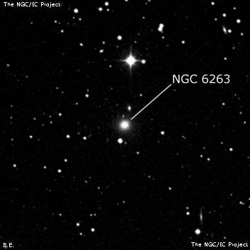 NGC 6263 - эллиптическая галактика. Описание NGC 6263:, Галактика в созвездии Геркулес