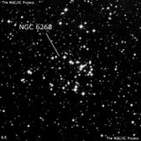 NGC 6268 - рассеянное скопление звёзд. Описание NGC 6268:, Рассеянное скопление в созвездии Скорпион