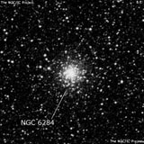 NGC 6284 - шаровое скопление звёзд. Описание NGC 6284:, Шаровое скопление в созвездии Змееносец