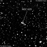 NGC 629 - группа звёзд. Описание NGC 629:, Объект глубокого космоса в созвездии Кассиопея
