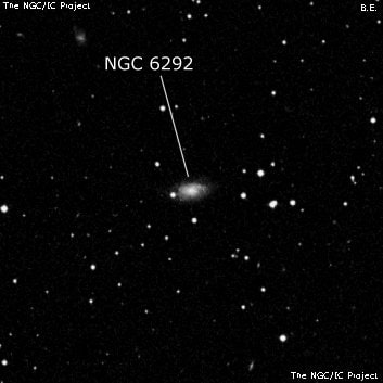 NGC 6292 - галактика. Описание NGC 6292:, Галактика в созвездии Дракон