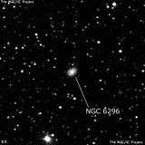 NGC 6296 - спиральная галактика с баром. Описание NGC 6296:, Галактика в созвездии Змееносец