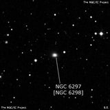 NGC 6297 - линзовидная галактика. Описание NGC 6297:, Объект глубокого космоса в созвездии Дракон