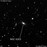 NGC 6303 - эллиптическая галактика. Описание NGC 6303:, Галактика в созвездии Дракон