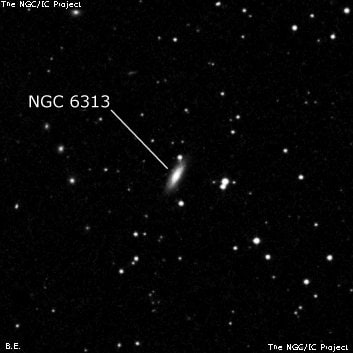 NGC 6313 - галактика. Описание NGC 6313:, Галактика в созвездии Геркулес