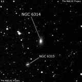 NGC 6314 - спиральная галактика. Описание NGC 6314:, Галактика в созвездии Геркулес