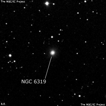 NGC 6319 - галактика. Описание NGC 6319:, Галактика в созвездии Дракон
