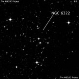 NGC 6322 - рассеянное скопление звёзд. Описание NGC 6322:, Рассеянное скопление в созвездии Скорпион