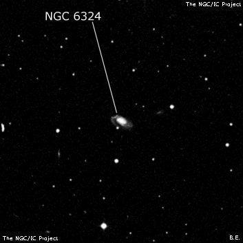 NGC 6324 - галактика. Описание NGC 6324:, Галактика в созвездии Малая Медведица