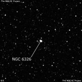 NGC 6326 - планетарная туманность. Описание NGC 6326:, Планетарная туманность в созвездии Жертвенник