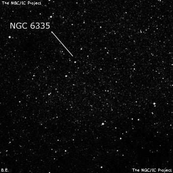 NGC 6335 - группа звёзд. Описание NGC 6335:, Объект глубокого космоса в созвездии Скорпион