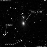 NGC 6338 - линзовидная галактика. Описание NGC 6338:, Галактика в созвездии Дракон