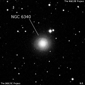 NGC 6340 - линзовидная галактика. Описание NGC 6340:, Галактика в созвездии Дракон