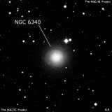 NGC 6340 - линзовидная галактика. Описание NGC 6340:, Галактика в созвездии Дракон