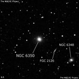 NGC 6350 - линзовидная галактика. Описание NGC 6350:, Галактика в созвездии Геркулес
