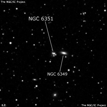 NGC 6351 - галактика. Описание NGC 6351:, Галактика в созвездии Геркулес