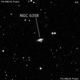 NGC 6358 - спиральная галактика. Описание NGC 6358:, Галактика в созвездии Дракон
