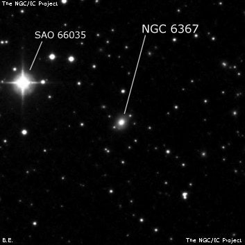 NGC 6367 - спиральная галактика. Описание NGC 6367:, Галактика в созвездии Геркулес