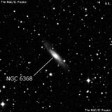 NGC 6368 - спиральная галактика. Описание NGC 6368:, Галактика в созвездии Змееносец