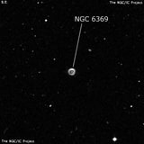 NGC 6369 - планетарная туманность. Описание NGC 6369:, Планетарная туманность в созвездии Змееносец