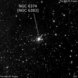 NGC 6374 - рассеянное скопление звёзд. Описание NGC 6374:, Объект глубокого космоса в созвездии Скорпион