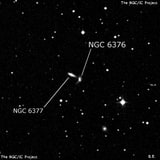 NGC 6376 - спиральная галактика. Описание NGC 6376:, Галактика в созвездии Дракон