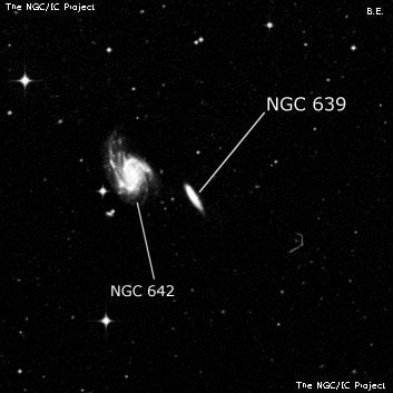 NGC 639 - спиральная галактика. Описание NGC 639:, Галактика в созвездии Скульптор
