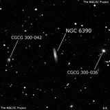 NGC 6390 - галактика. Описание NGC 6390:, Галактика в созвездии Дракон