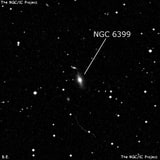 NGC 6399 - линзовидная галактика. Описание NGC 6399:, Галактика в созвездии Дракон