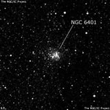 NGC 6401 - шаровое скопление звёзд. Описание NGC 6401:, Шаровое скопление в созвездии Змееносец