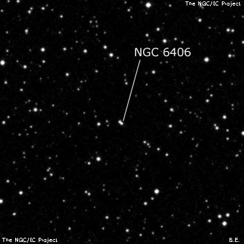 NGC 6406 - две звезды. Описание NGC 6406:, Двойная звезда в созвездии Геркулес
