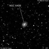 NGC 6408 - спиральная галактика с баром. Описание NGC 6408:, Галактика в созвездии Геркулес