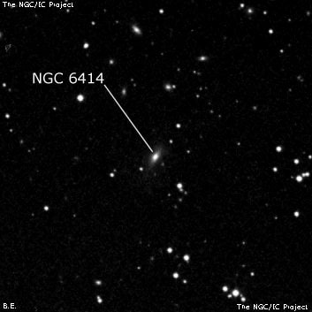 NGC 6414 - спиральная галактика. Описание NGC 6414:, Галактика в созвездии Дракон